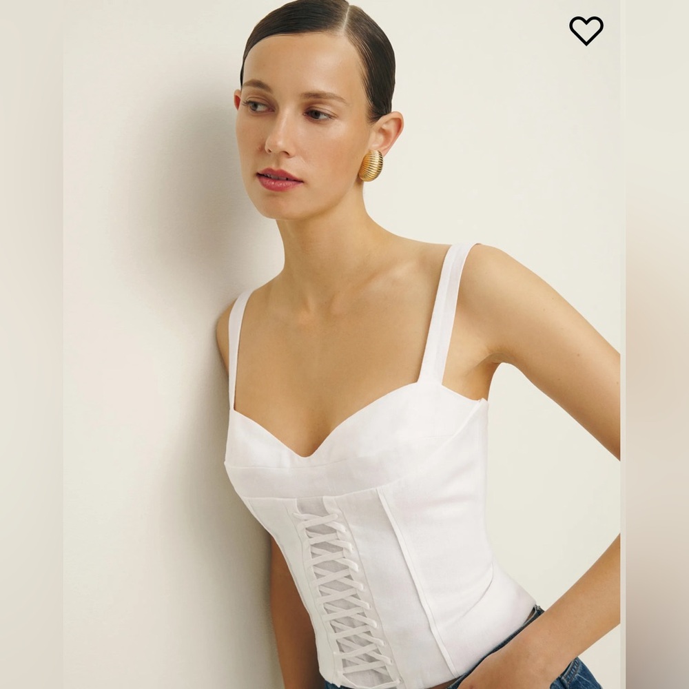 Reformation Gaia Linen top size 0